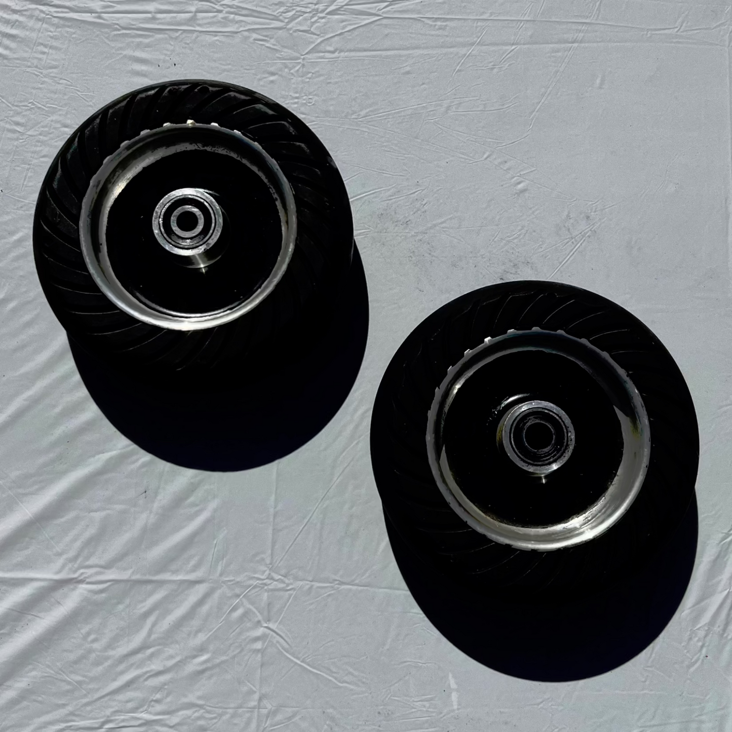 Used Solid Aluminum Goped Wheels