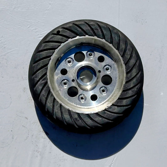 Used Billet aluminum Goped Go Quad Wheel