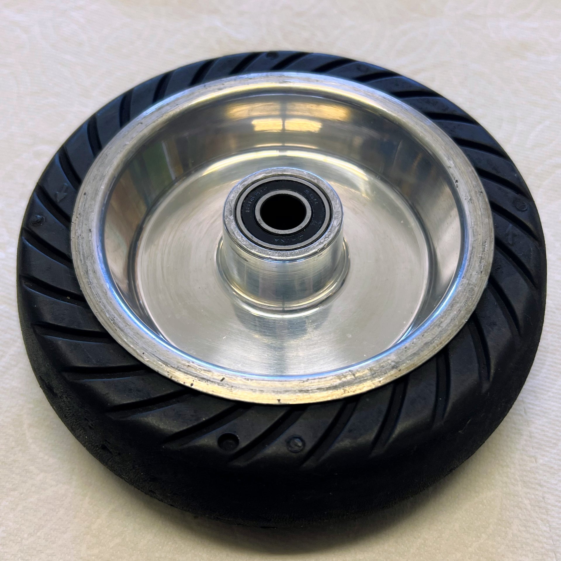 Used Solid Beadlock GoPed Wheel and Tire