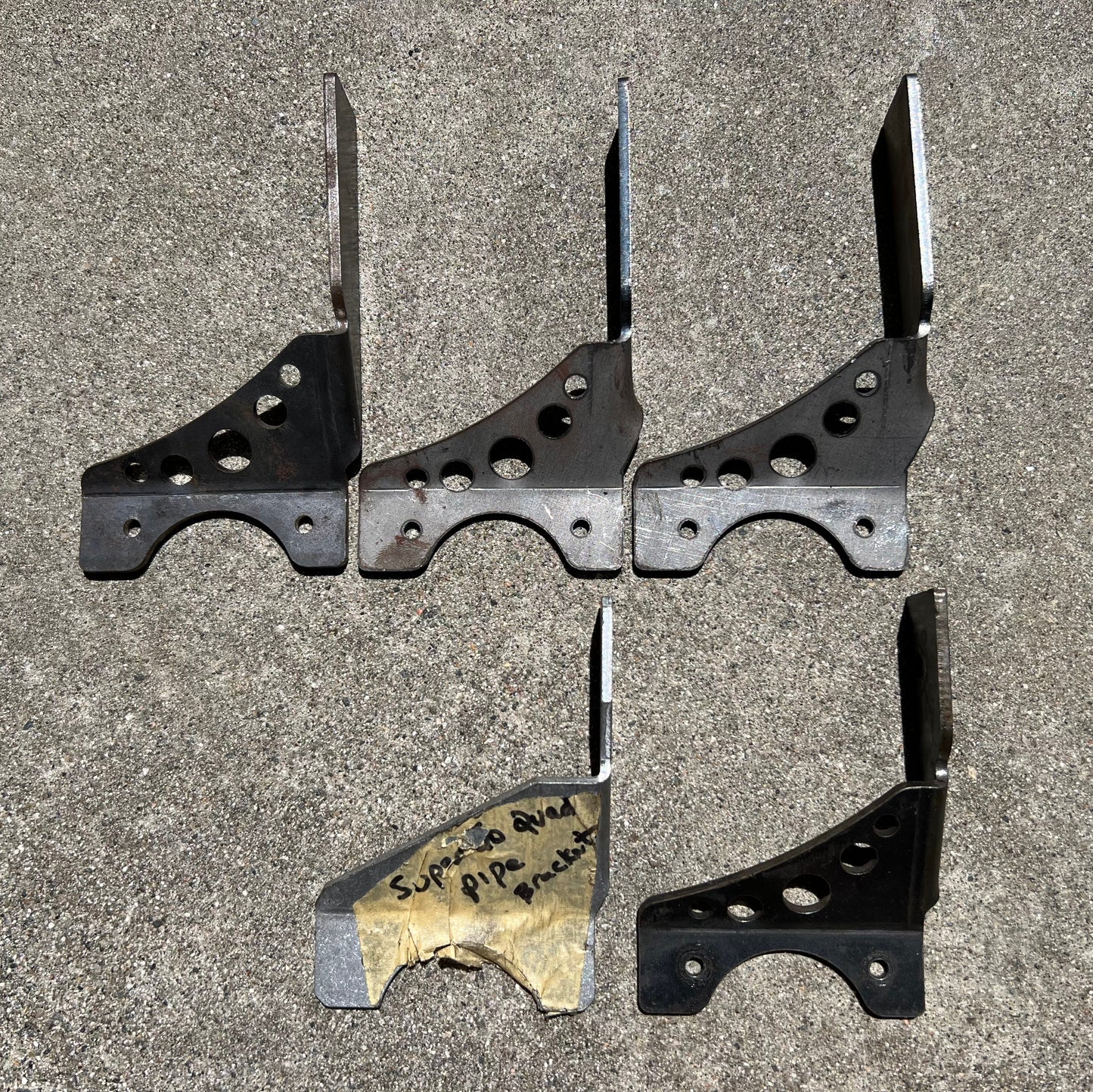 Goped and Go Quad Pipe Brackets
